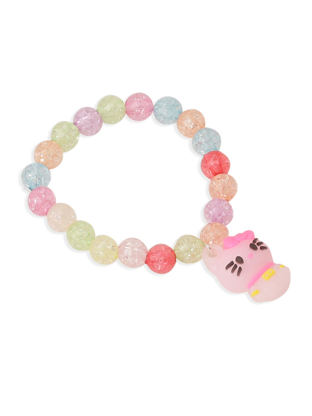 NVR Kids Set of 3 Cartoon Design Artificial Beads Thread Rakhi, Combo for Rakshabandhan