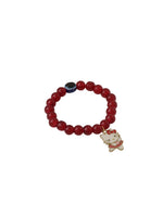 Thumbnail for NVR Kids Cartoon Design Maroon Artificial Beads Thread Rakhi with Roli Chawal Chandan & Mishri