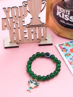 Thumbnail for NVR Kids Cartoon Design Green Artificial Beads Thread Rakhi, Combo for Rakshabandhan
