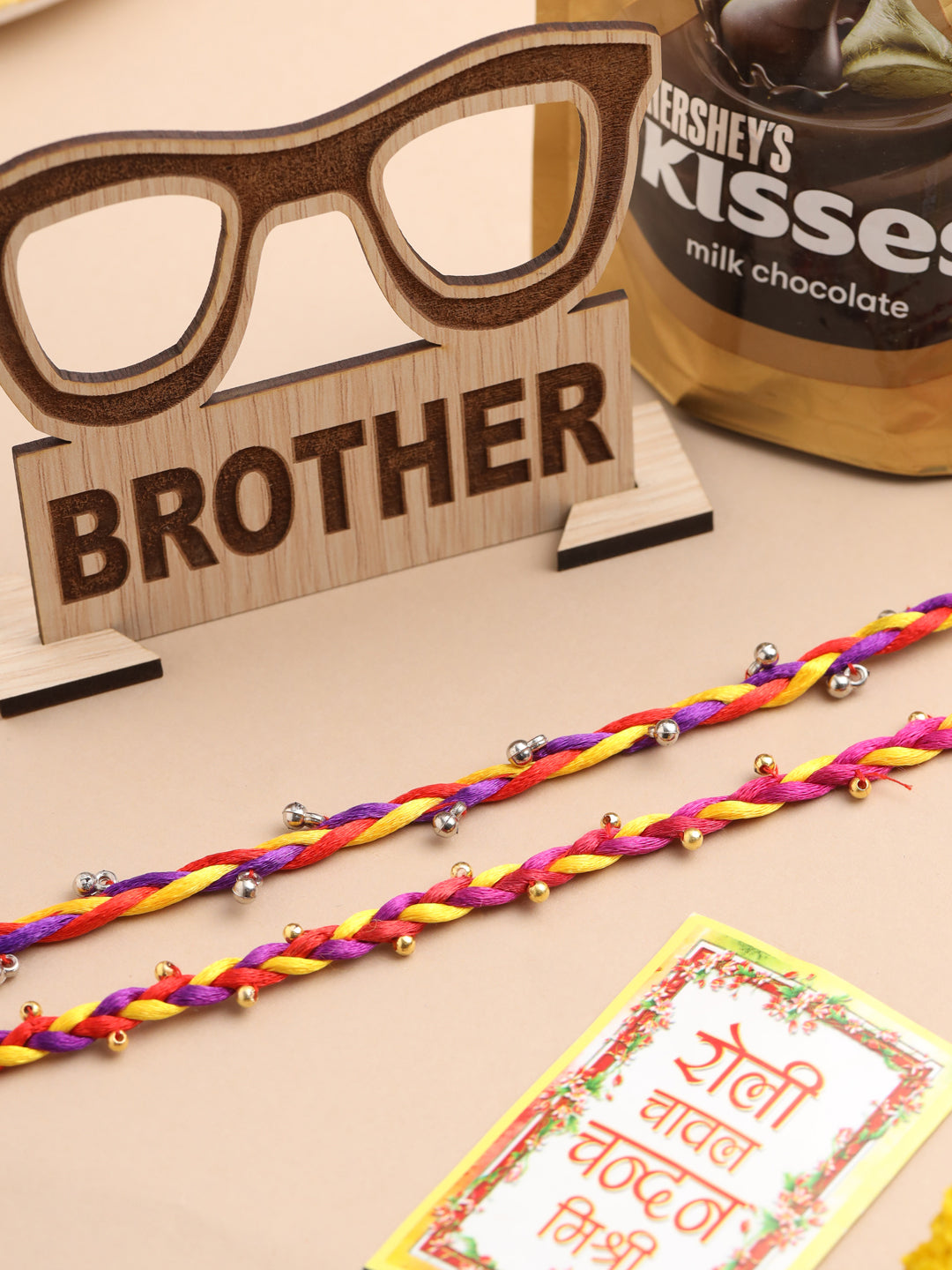 NVR Men Multicolor Artificial Beads Thread Rakhi, Combo for Rakshabandhan - Distacart