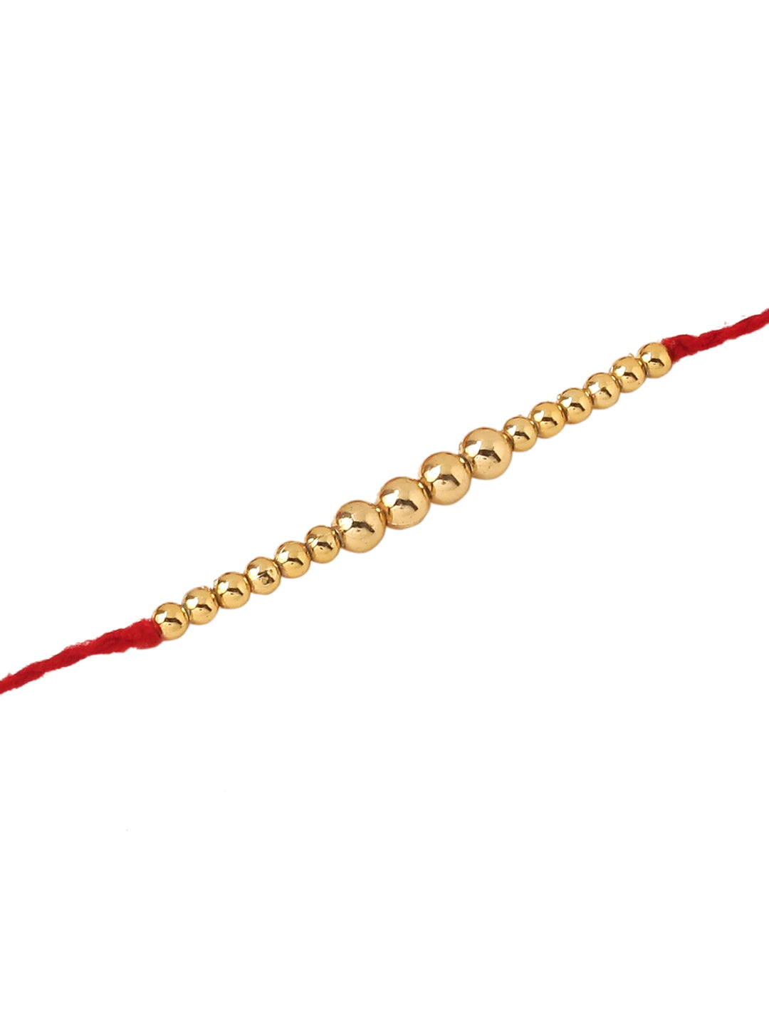 NVR Men's Set of 2 Red Religious Thread Rakhi, Combo for Rakshabandhan