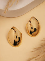 Thumbnail for NVR Women's Gold-Polished Contemporary Drop Earrings - Distacart