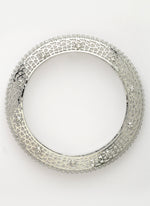 Thumbnail for NVR Women's Set of 2 Silver-Plated American Diamond Studded Bangles