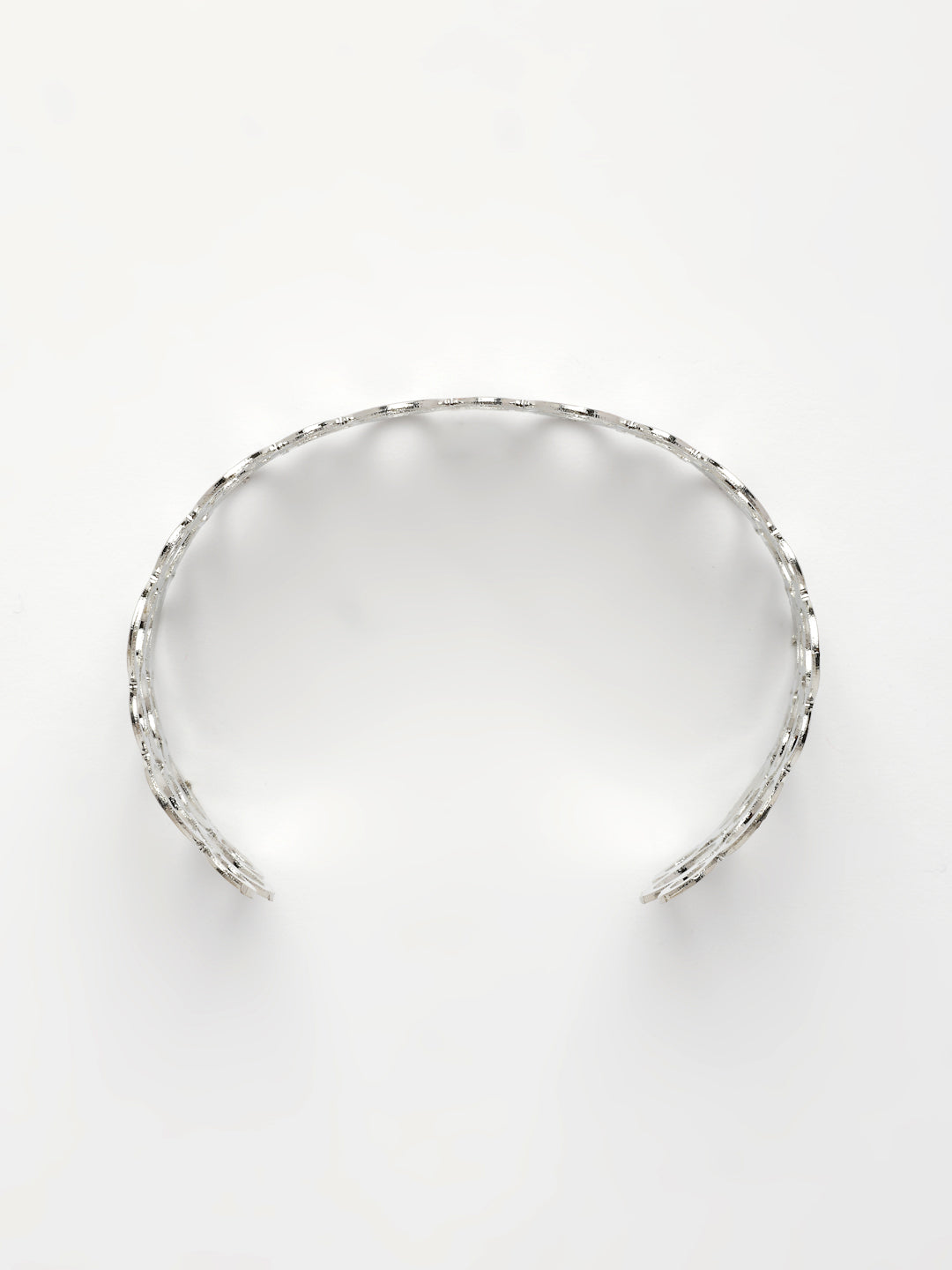 NVR Women's Silver-Plated Cuff Bracelet - Distacart