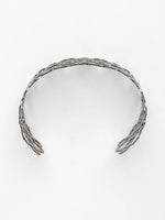 Thumbnail for NVR Women's Rhodium-Plated Cuff Bracelet - Distacart