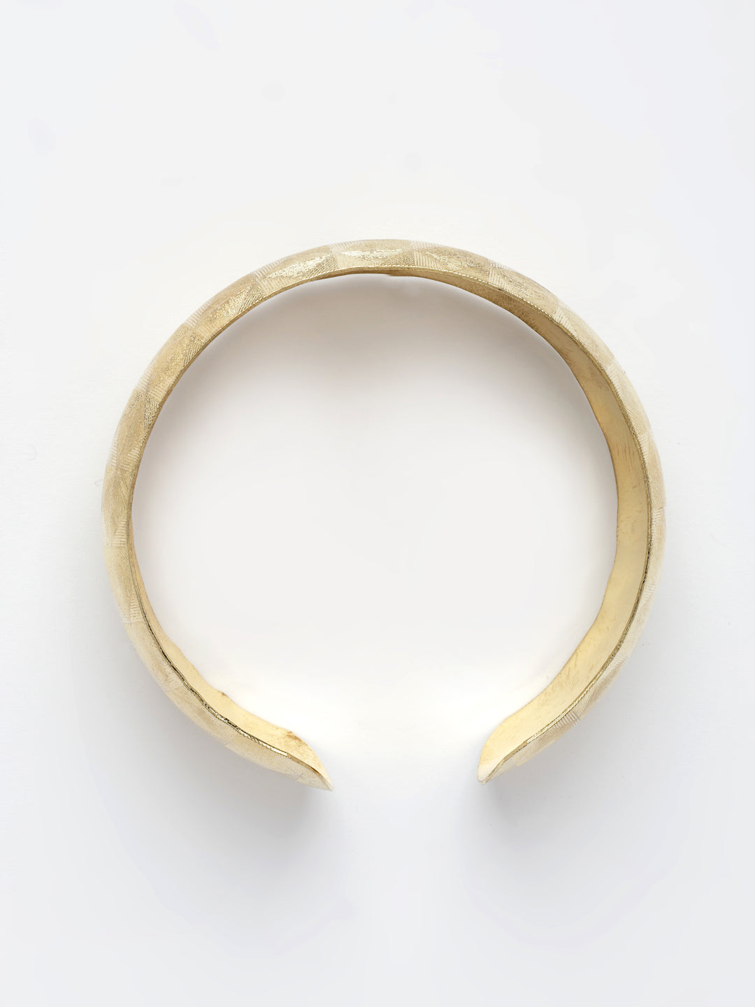 NVR Women's Gold-Polished Self-design Cuff Bracelet - Distacart