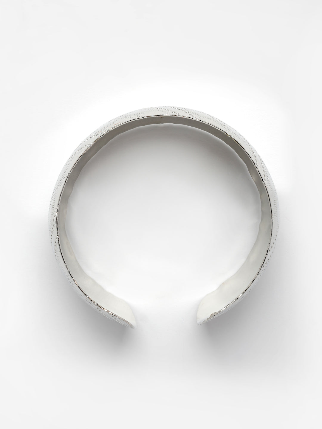 NVR Women's Silver-Plated Self-design Cuff Bracelet - Distacart