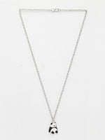 Thumbnail for NVR Women's Silver-Plated Chain With Panda Pendant - Distacart