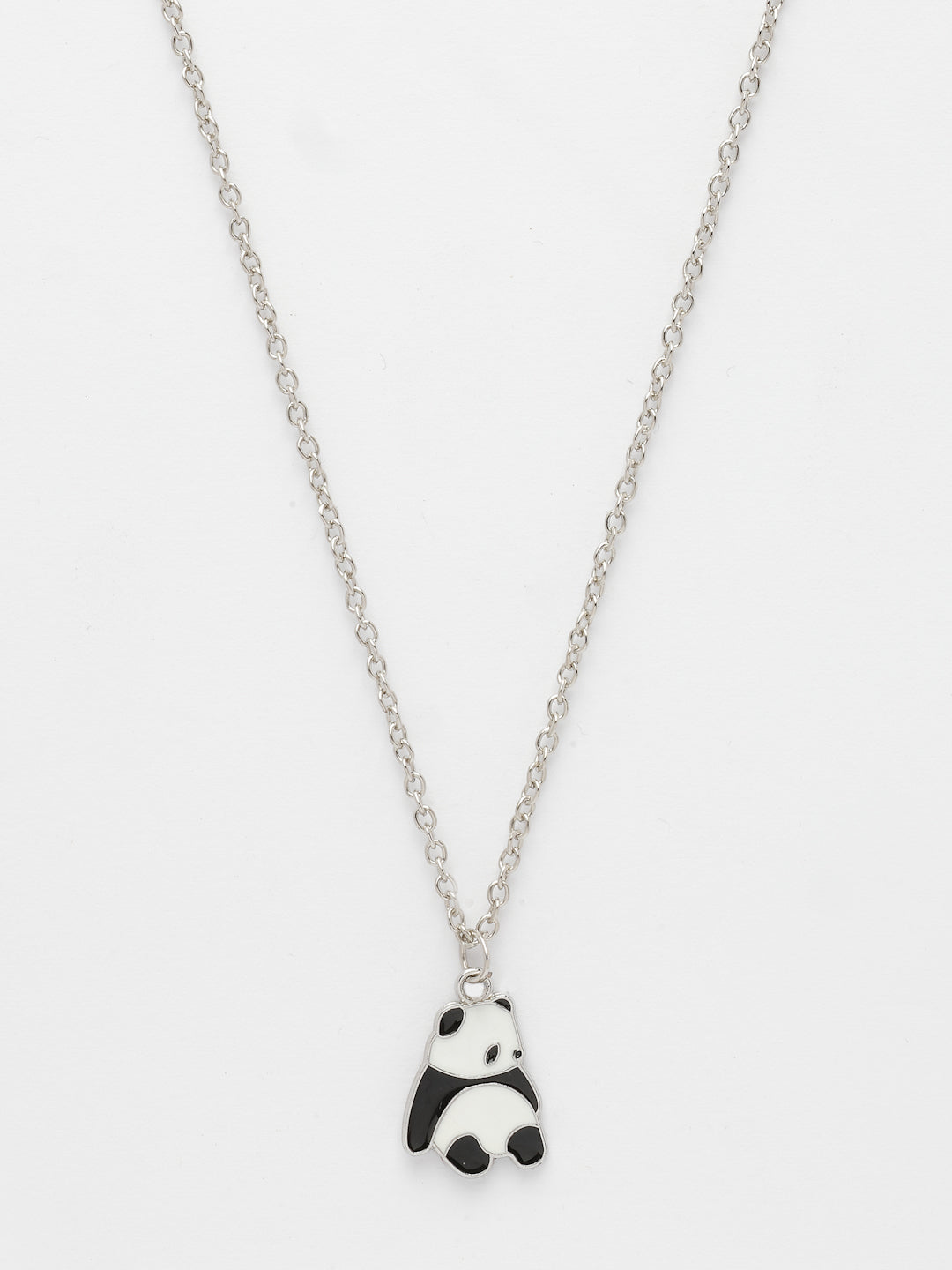 NVR Women's Silver-Plated Chain With Panda Pendant - Distacart