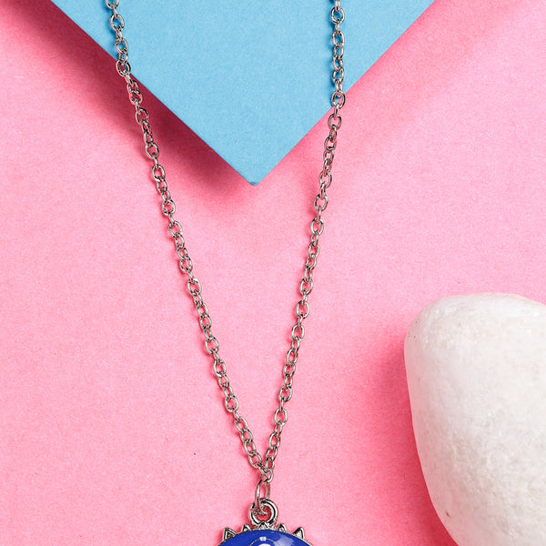 NVR Women's Silver-Plated Chain With Evil Eye Pendant - Distacart