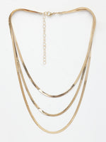 Thumbnail for NVR Women's Gold-Polished Minimal Layered Chain