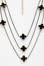 Thumbnail for NVR Women's Black Layered Fashion Necklace - Distacart