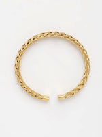 Thumbnail for NVR Men's Gold-Polished Stainless Steel Cuff Bracelet - Distacart