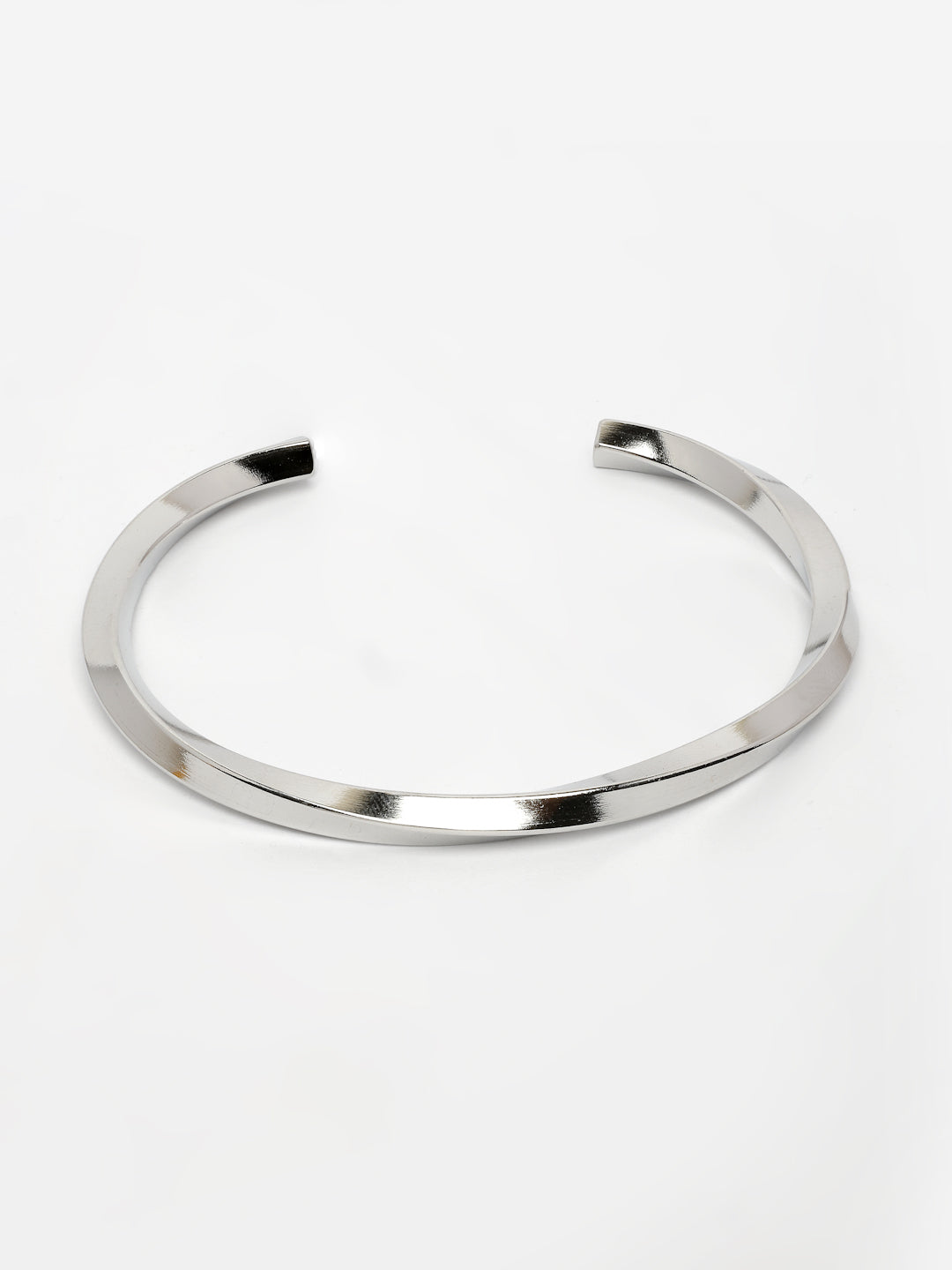 NVR Men's Silver-Plated Stainless Steel Cuff Bracelet - Distacart