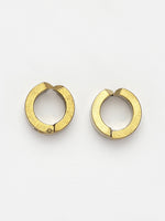 Thumbnail for NVR Men's Gold-Polished Contemporary Hoop Earrings - Distacart