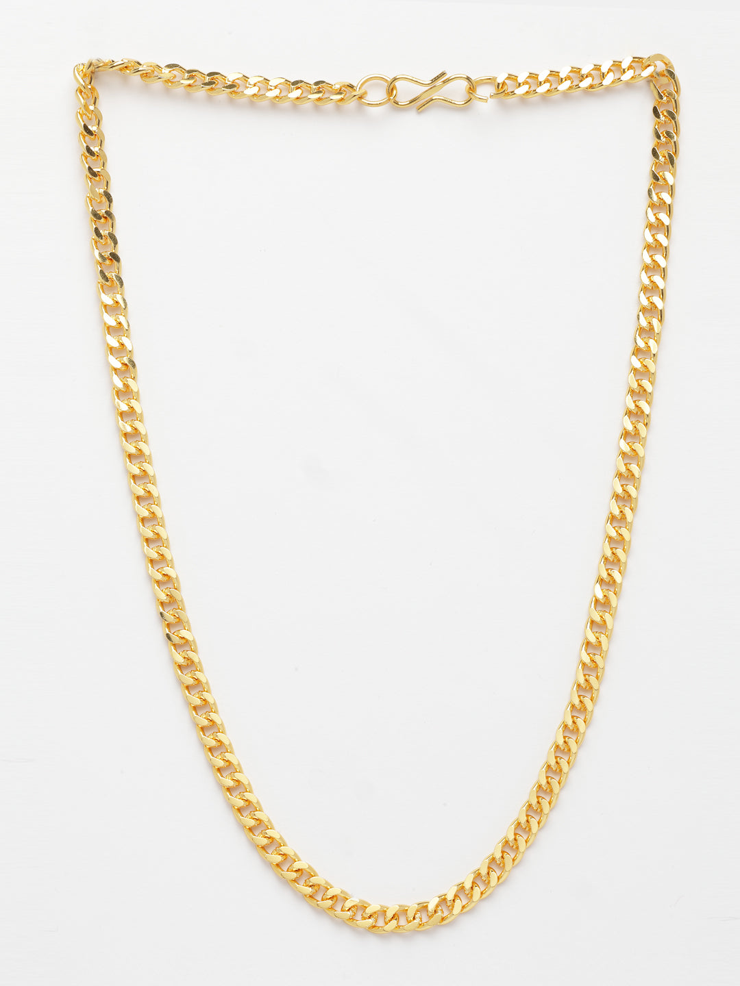 NVR Men's Gold-Polished Minimal Chain - Distacart