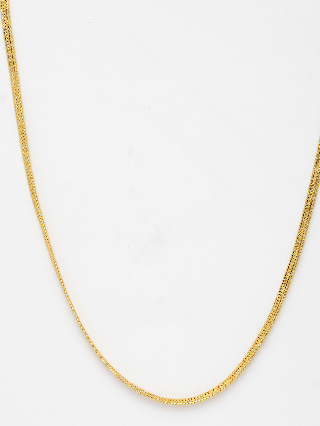 NVR Men's Gold-Polished Minimal Chain - Distacart