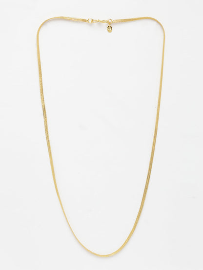 NVR Men's Gold-Polished Minimal Chain - Distacart