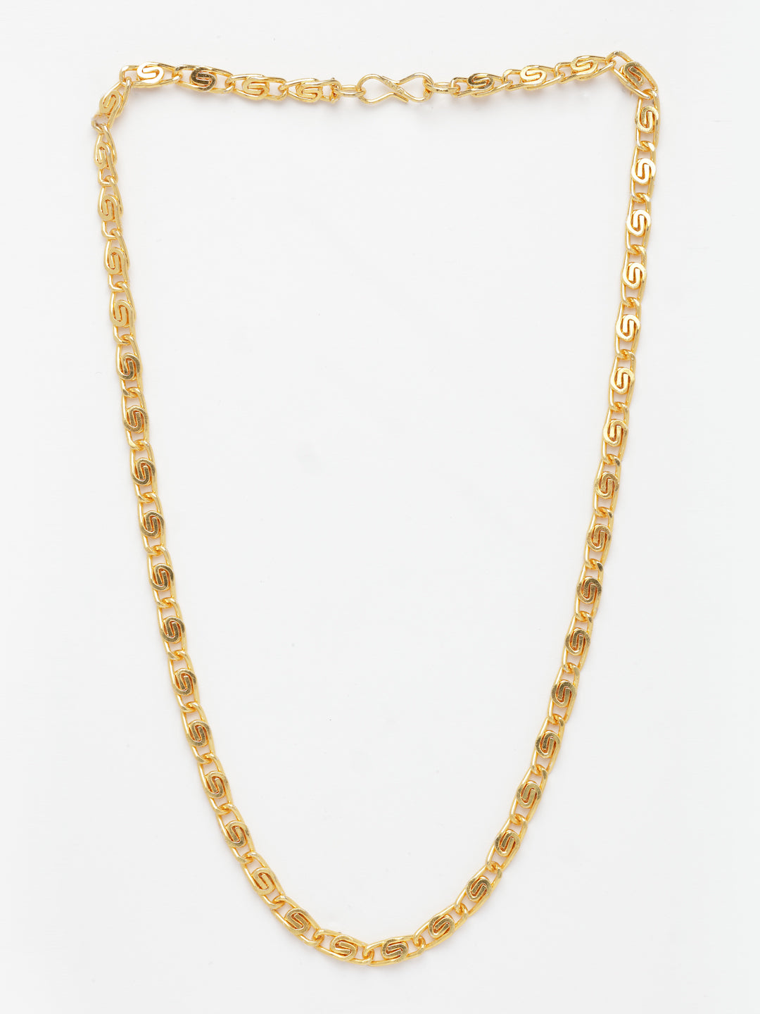 NVR Men's Gold-Polished Minimal Chain - Distacart