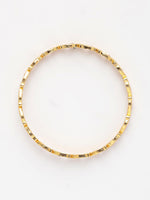 Thumbnail for NVR Women's Set of 2 Gold-Polished Cubic Zirconia Stone Studded Bangles