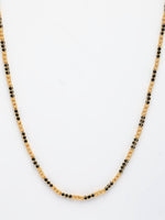 Thumbnail for NVR Women's Gold-Polished Artificial Beads Chain