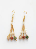 Thumbnail for NVR Women's Multi color Gold-Polished Artificial Beads Jewellery Set