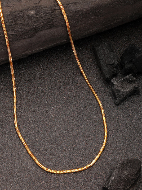 NVR Women's Gold-Polished Minimal Chain