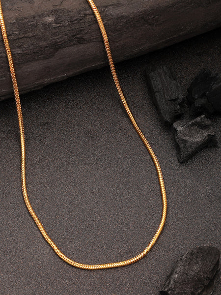 NVR Women's Gold-Polished Minimal Chain
