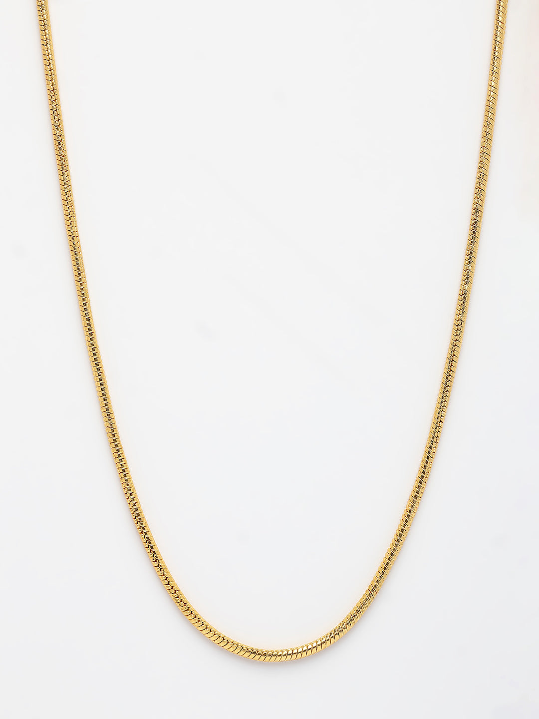 NVR Women's Gold-Polished Minimal Chain - Distacart