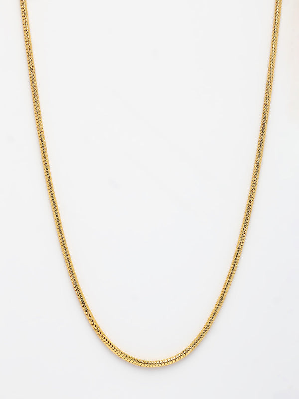 NVR Women's Gold-Polished Minimal Chain