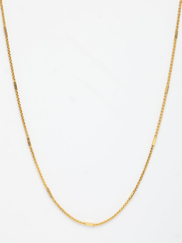NVR Women's Gold-Polished Minimal Chain