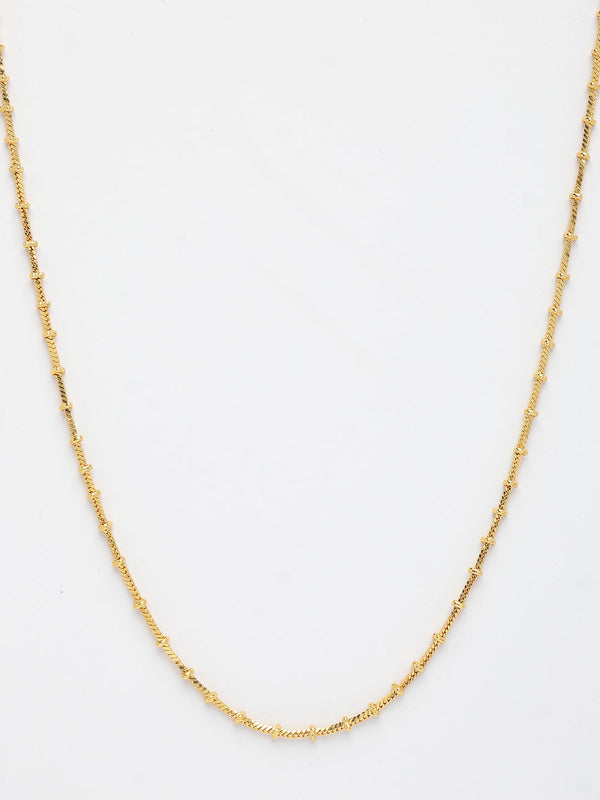 NVR Women's Gold-Polished Minimal Chain