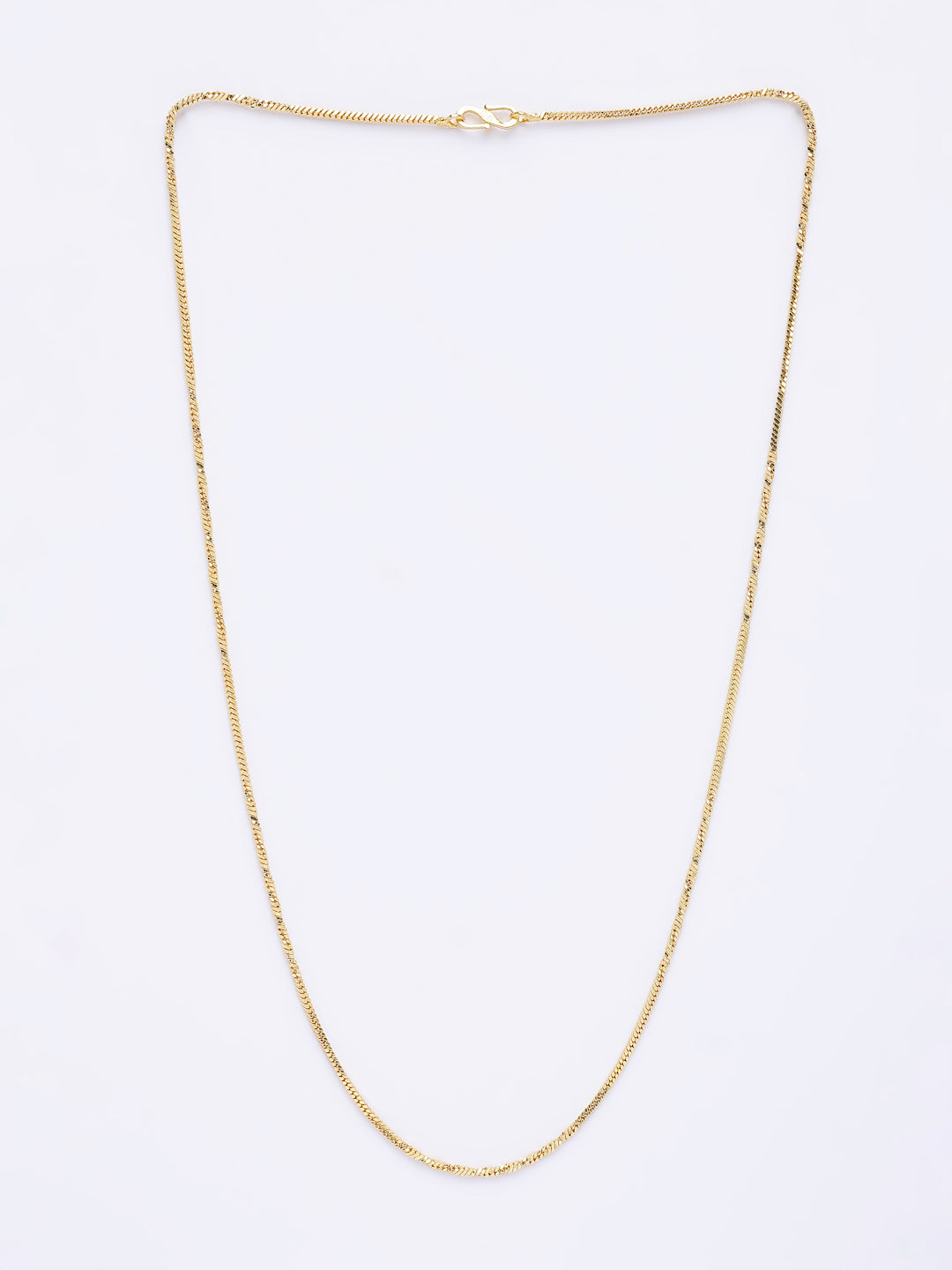 NVR Women's Gold-Polished Minimal Chain - Distacart