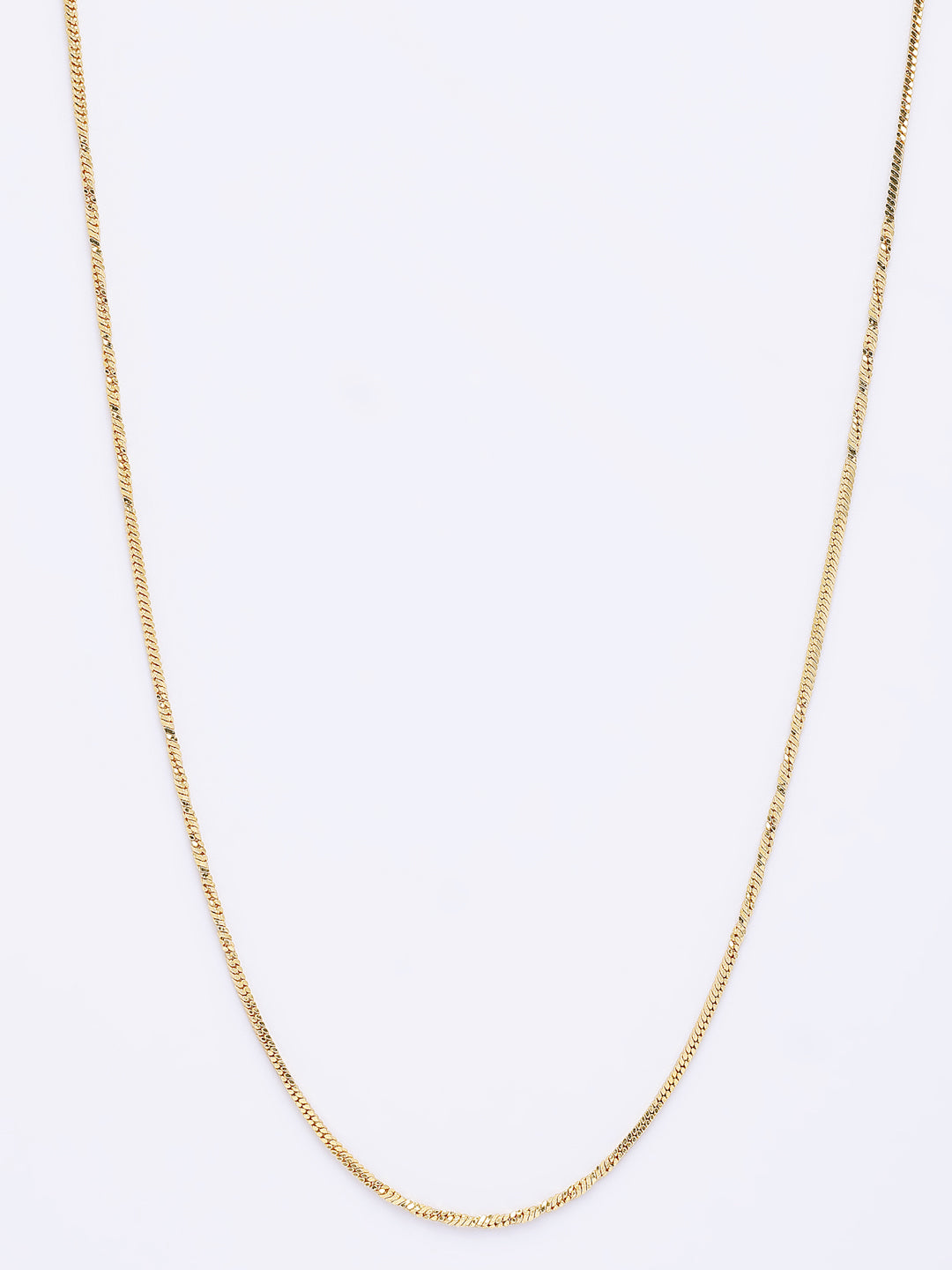 NVR Women's Gold-Polished Minimal Chain