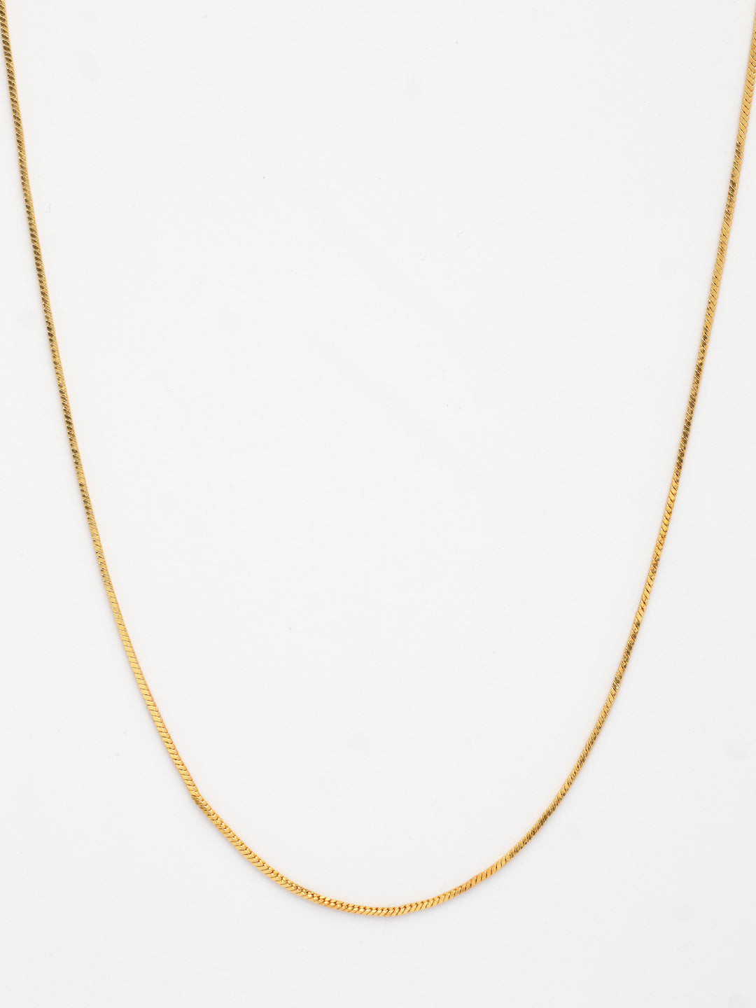 NVR Women's Gold-Polished Minimal Chain - Distacart