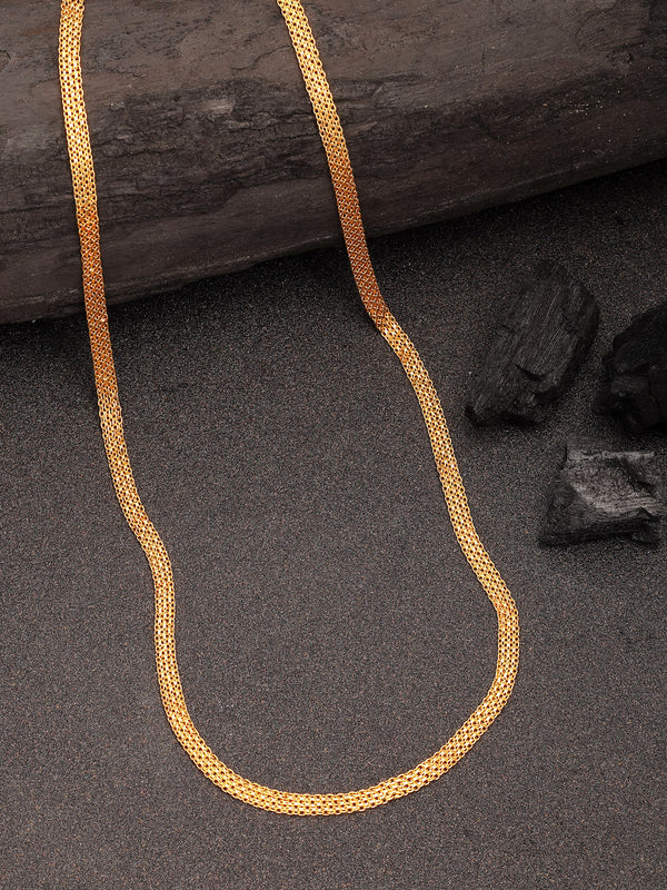 NVR Women's Gold-Polished Minimal Chain