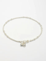 Thumbnail for NVR Women's Pair of 2 Silver-Plated Anklets