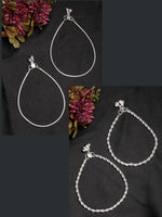 Thumbnail for NVR Women's Pair of 2 Silver-Plated Anklets