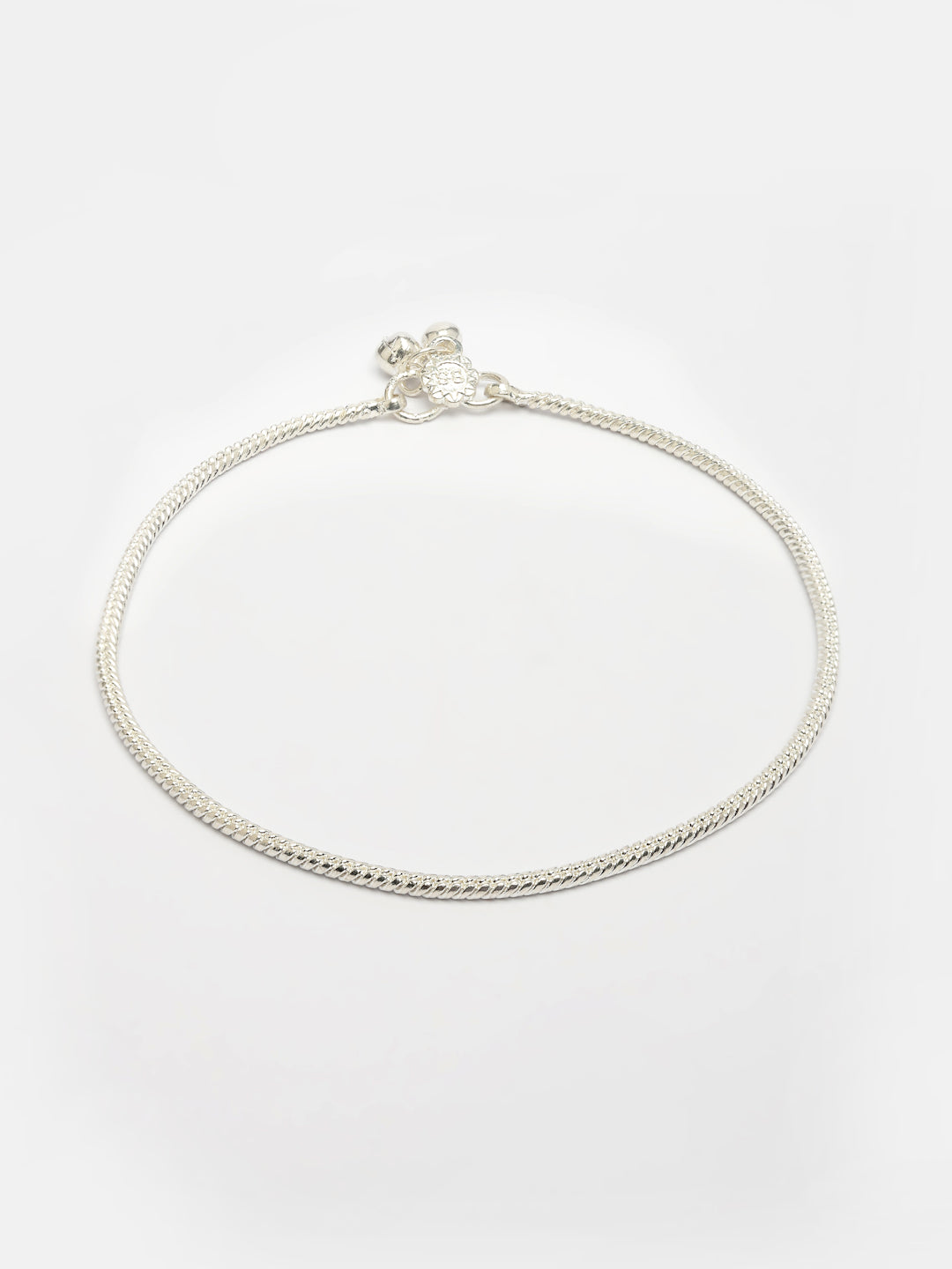 NVR Women's Set of 2 Silver-Plated Anklets - Distacart