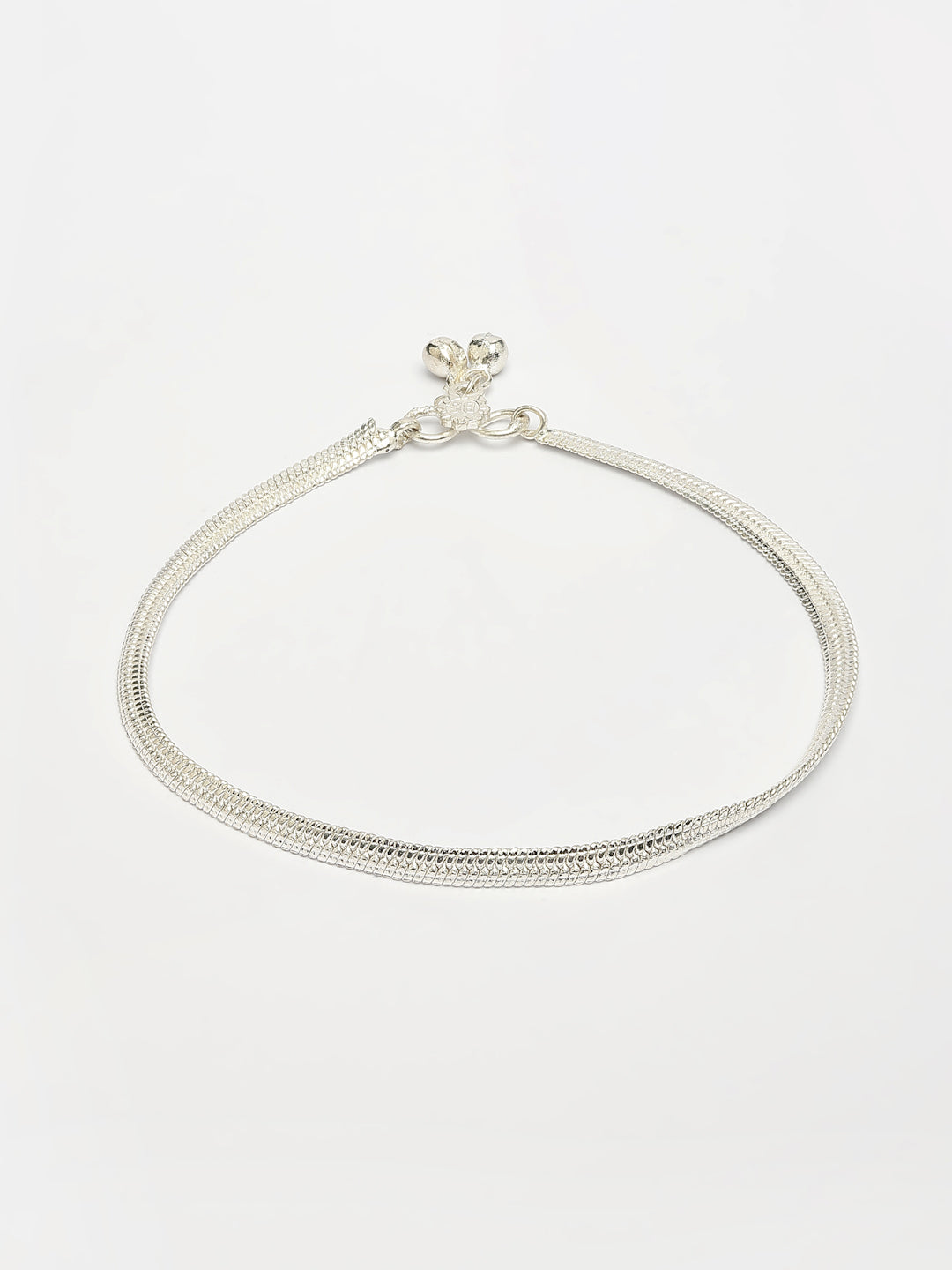 NVR Women's Set of 2 Silver-Plated Anklets - Distacart