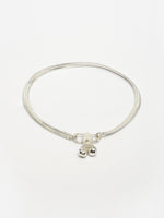 Thumbnail for NVR Women's Set of 2 Silver-Plated Anklets