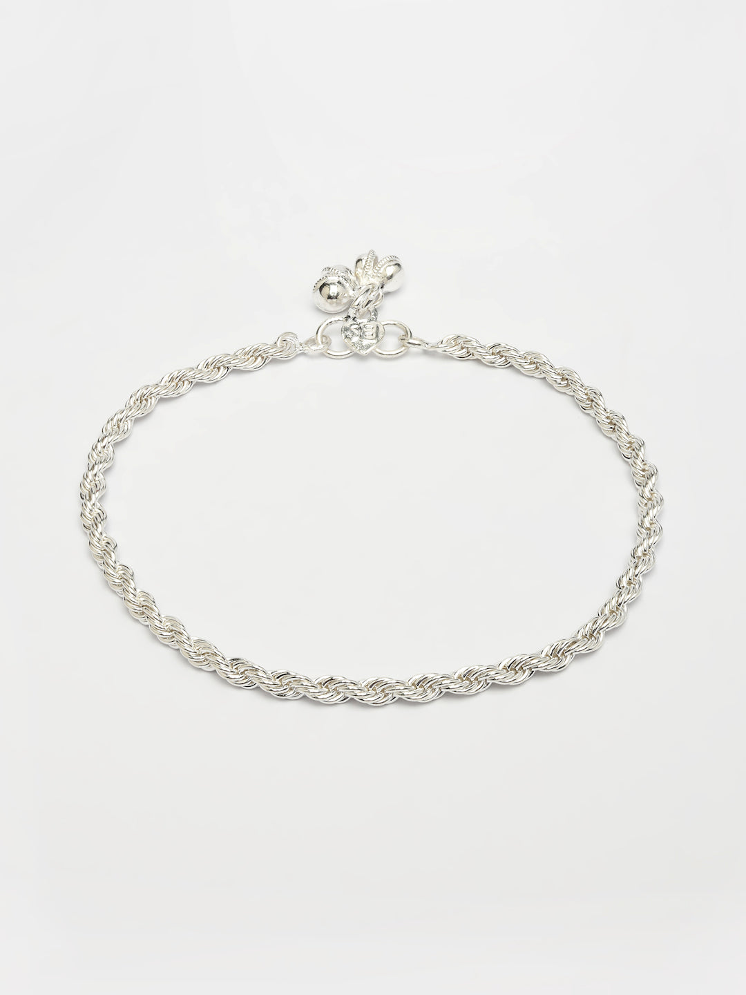 NVR Women's Set of 2 Silver-Plated Anklets - Distacart