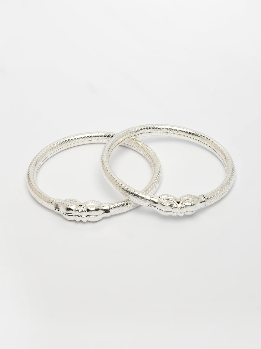 NVR Kids Set of 2 Silver- Toned Nazariya Kada Bracelet - Distacart