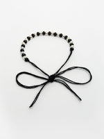 Thumbnail for NVR Kids Pair of 2 Rhodium-Plated Artificial Beads Nazariya Kada Bracelet