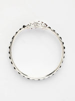 Thumbnail for NVR Kids Pair of 2 Rhodium-Plated Artificial Beads Nazariya Kada Bracelet