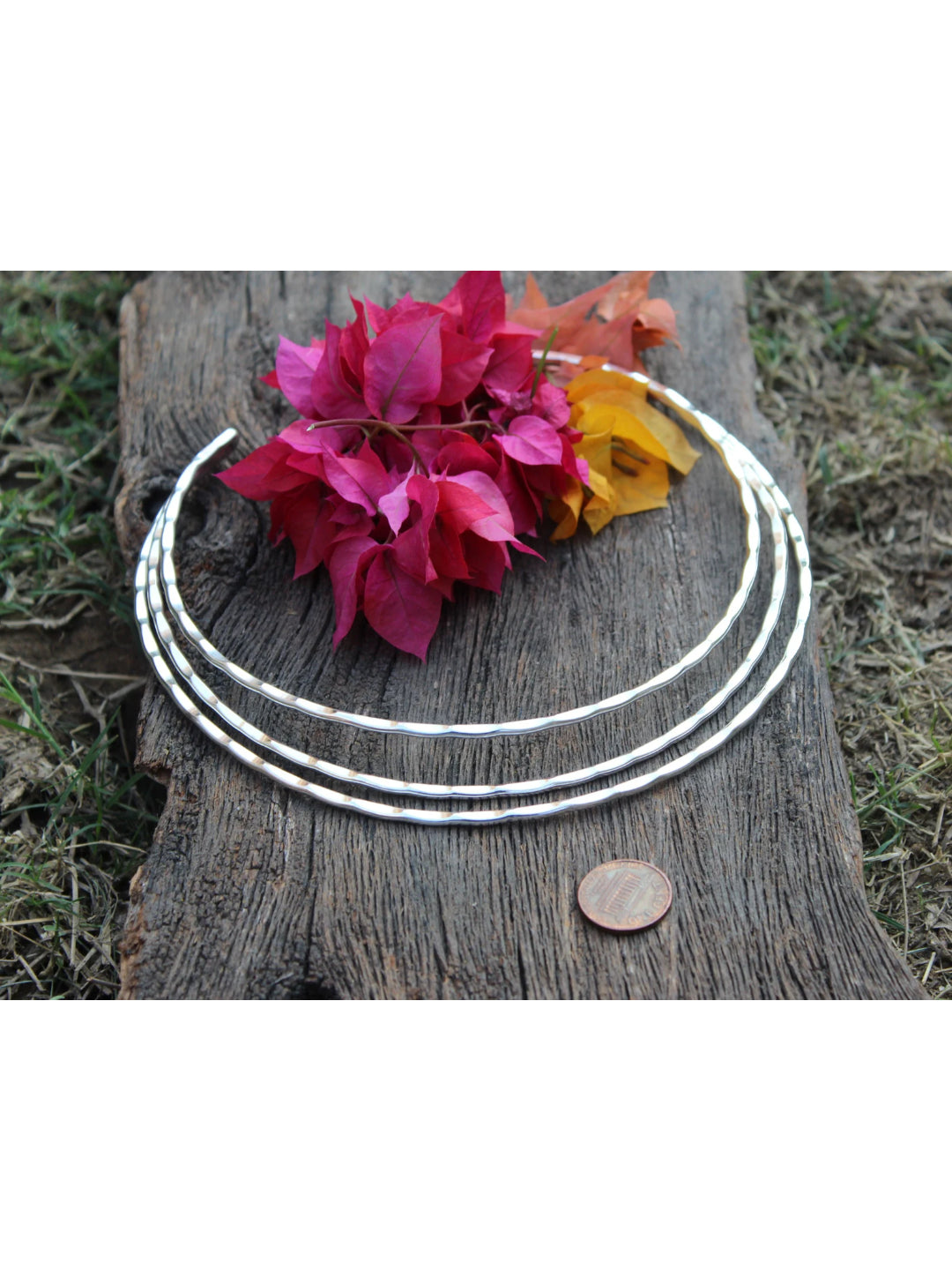 NVR Women 3 Layers Oxidized Silver-Plated Statement Choker Necklace - Distacart