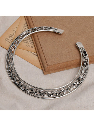 NVR Women's Silver-Plated Oxidized Statement Choker Necklace - Distacart