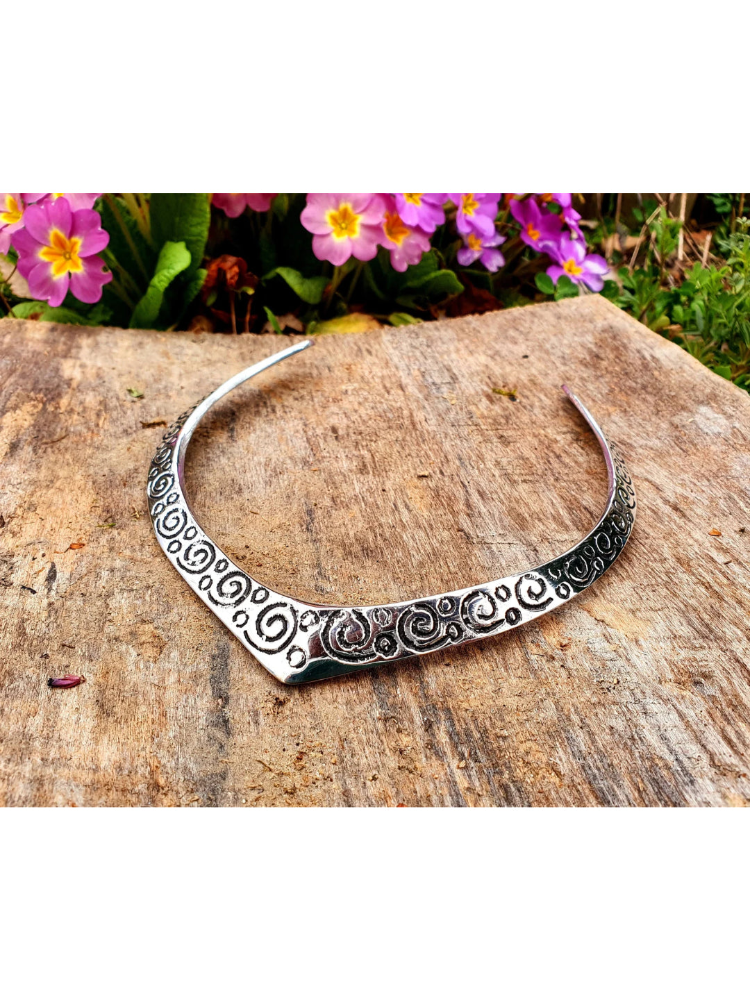 NVR Women's Handmade Silver-Plated Oxidized Collar Choker Necklace - Distacart