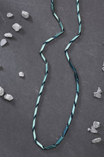 Thumbnail for NVR Men Set of 2 Maroon & Green Rhodium-Plated Stainless Steel Chain - Distacart