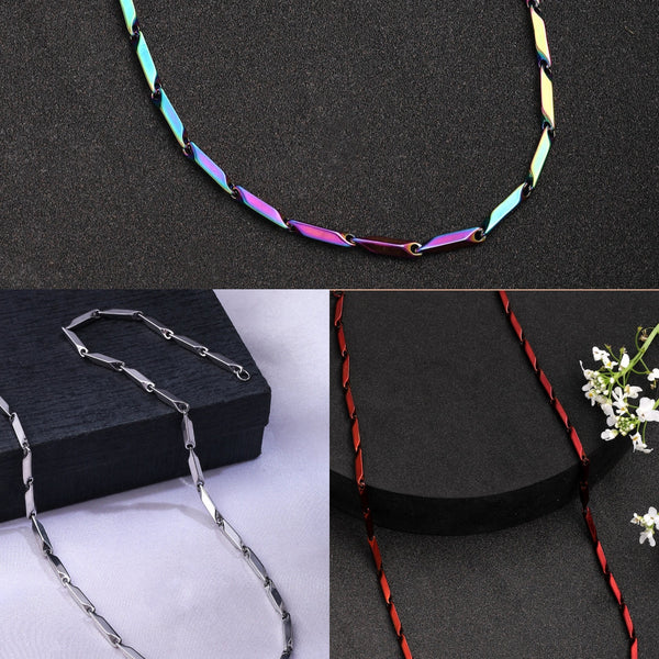 NVR Men Set of 3 Stainless Steel Trendy Stylish Chain - Distacart